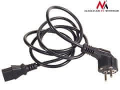 Maclean maclean napajalni kabel, 3-pinski, iec c13, eu vtič, 1,5 m, mctv-691