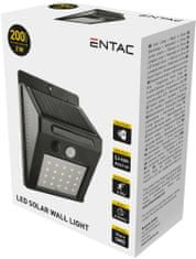 ENTAC solarna stenska svetilka, s senzorjem, 2 W
