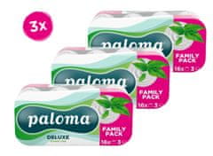 Paloma Deluxe toaletni papir, Green Tea, 3-slojni, 16/1