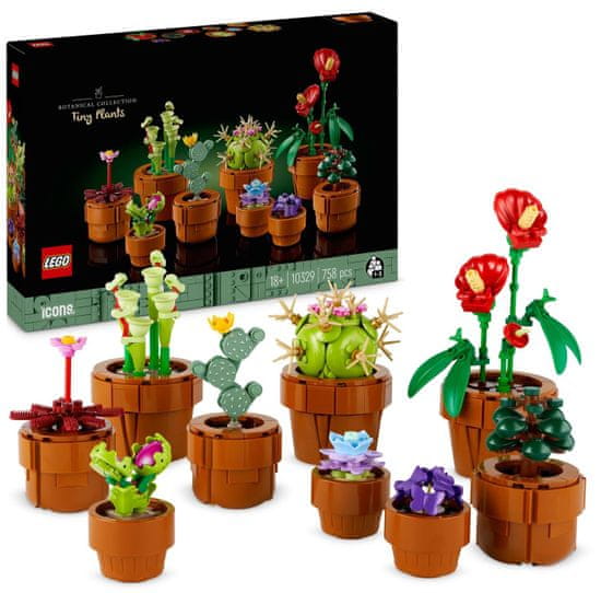 LEGO Ikone 10329 Miniaturne rastline