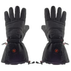 Glovii ogrevane usnjene smučarske rokavice XL, črne GS5XL