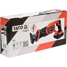 YATO Komplet akumulatorske sabljaste žage 18V 2Ah