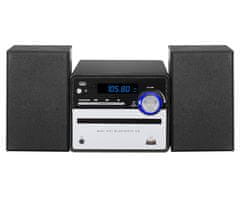 HCX 10F6 Hi-Fi zvočni sistem, 20W, FM Radio, Bluetooth, CD predvajalnik, USB, AUX, + daljinec