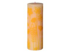 Bolsius Rustikalna silhueta Cilinder 68x190 mm Masleno rumena sveča