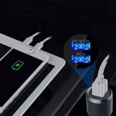 Verkgroup 8V1 avto FM oddajnik SD bluetooth 2x USB 12-24V LED RGB
