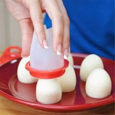 HOME & MARKER® Silikonske skodelice za jajce, Pripomoček za Kuhanje Jajc ( 6 kosov) BOILCUP