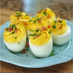 HOME & MARKER® Silikonske skodelice za jajce, Pripomoček za Kuhanje Jajc ( 6 kosov) BOILCUP