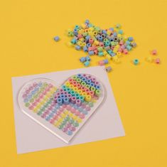 PLAYBOX Podloga za perlice za likanje - Srce 1 kos