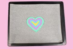PLAYBOX Podloga za perlice za likanje - Srce 1 kos