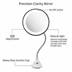 Mormark Povečevalno ogledalo z LED lučko | REFLECTA