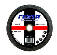 STREFA FESTA rezalni kolut za kovine in nerjavno jeklo 125x1,6x22,2 / pakiranje 1 kos
