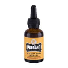 Proraso Wood & Spice Beard Oil 30 ml olje za brado z lesno-začinjenim vonjem