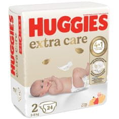 Huggies Extra Care Newborn plenice, velikost 2 - 24 kosov