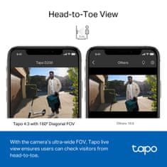 TP-Link Tapo D230S1 IoT videotelefon, 5 MPx, baterija, komplet s Tapo H200