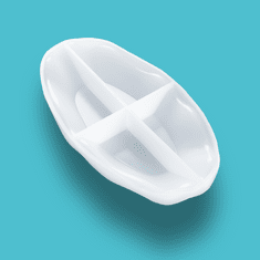 Artline Epoxy Resin Silikonski kalup - plošča z valovitim robom, ovalna, 18,3x9,9x0,3 cm