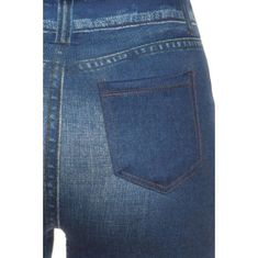 VIVVA® Jeans hlače za oblikovanje postave | FITDENIM Siva L/XL