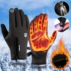 Sweetbuy Zimske rokavice z možnostjo dotika zaslona - HEATGLOVES, S/M