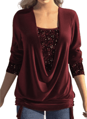 Ženska bluza z bleščicami, XXXL