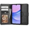 Wallet knjižni ovitek za Samsung Galaxy A15 4G / 5G, črna