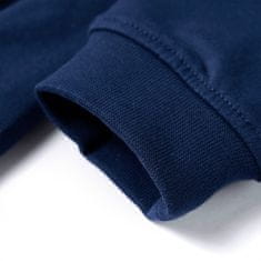 Vidaxl Otroški pulover mornarsko modra 140