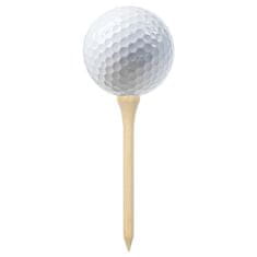 Greatstore Podstavek za golf 1000 kosov 83 mm bambus