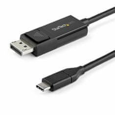 NEW Adapter USB C v DisplayPort Startech CDP2DP2MBD Črna