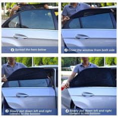 Netscroll Senčnik za avtomobilsko okno (2 kom.) zaščita pred soncem in vročino, enostavna in hitra namestitev, AutoShade