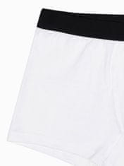 OMBRE Moške boksarske hlače Hellernus bela XL