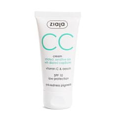 Ziaja CC krema za razdraženo in občutljivo kožo z razširjenimi žilami SPF 10 (CC Cream) 50 ml