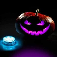 Netscroll Komplet 4-ih vodoodpornih LED lučk, daljinsko upravljanje, podvodne lučke so idealne za bazene, akvarije, fontane, zabave, ustvarjanje magičnega ambienta, večbarvne bazenske lučke, GlowWaterLights