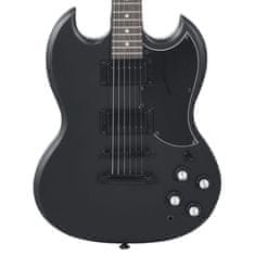 shumee Električna kitara za začetnike s torbo črna 4/4 39"