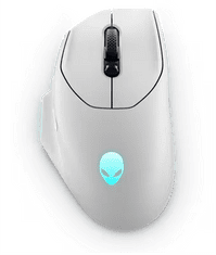 DELL Alienware AW620M gaming miška, brezžična, bela (545-BBFC)