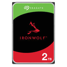 Seagate IronWolf NAS trdi disk (HDD), 2 TB, SATA 6 Gb/s, 256 MB (ST2000VN003)
