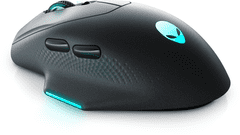 DELL Alienware AW620M gaming miška, brezžična, črna (545-BBFB)