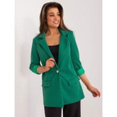 ITALY MODA Ženska jakna z dolgimi rokavi ZITA zelena DHJ-MA-18598.12X_405879 Univerzalni