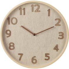 Stenska ura 38 cm dekor svetlega lesa