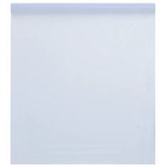 Greatstore Folija za okna statična matirana prozorna bela 90x2000 cm PVC