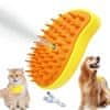 Krtača za hišne ljubljenčke, Odstranjevanje dlake, Elektična krtača z razpršilom za mačke in pse, Nega dlake | PETSTEAM