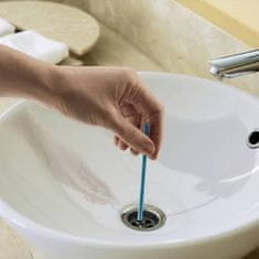 Netscroll 24-delni komplet čistilnih paličic za čiščenje odtokov in umazanije, za čiste, pretočne odtoke brez neprijetnih vonjav, razgradijo in preprečujejo nalaganje umazanije v ceveh, SinkSticks