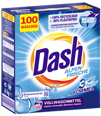 Dash ALPEN FRISCHE pralni prašek 100 pranj | 6 kg DE