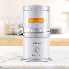 UFESA Squeeze & Go ožemalnik citrusov, 45 W, 220 ml, bel