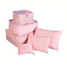 HOME & MARKER® Vrečke za organiziranje prtljage 6 v 1 | PACKERPRO pink