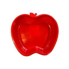 Dohany peskovnik v obliki jabolka 2x Rdeča