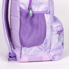 Safta Šolska torba Stitch za deklice, vijolična, 30x44x13cm