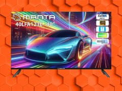 Manta 40LFA123E Full HD LED televizor, 101 cm (40), Android, Dolby Digital+, Hotel Mode