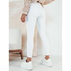 Dstreet Ženske hlače iz džinsa ISONA bele barve uy1942 s28