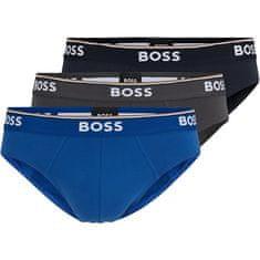 Hugo Boss 3 PAKET - moške spodnjice BOSS 50475273-487 (Velikost M)