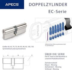 APECS Cilindrični vložek APECS EС-110(35/75)-NI (3keys) (00026425)