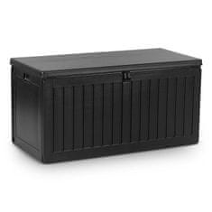 shumee Vrtna škatla 109 x 51 x 55 cm 270 litrov črna