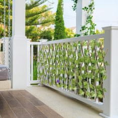 Vixson Zložljiva Vrtna Ograja, pregradna ograja z listi 30x80 cm | GREENFENCE